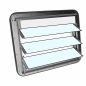 Preview: Insect screen for Westfalia louvre windowmplete Hehr SO42 Window Splitwindow Bus T1